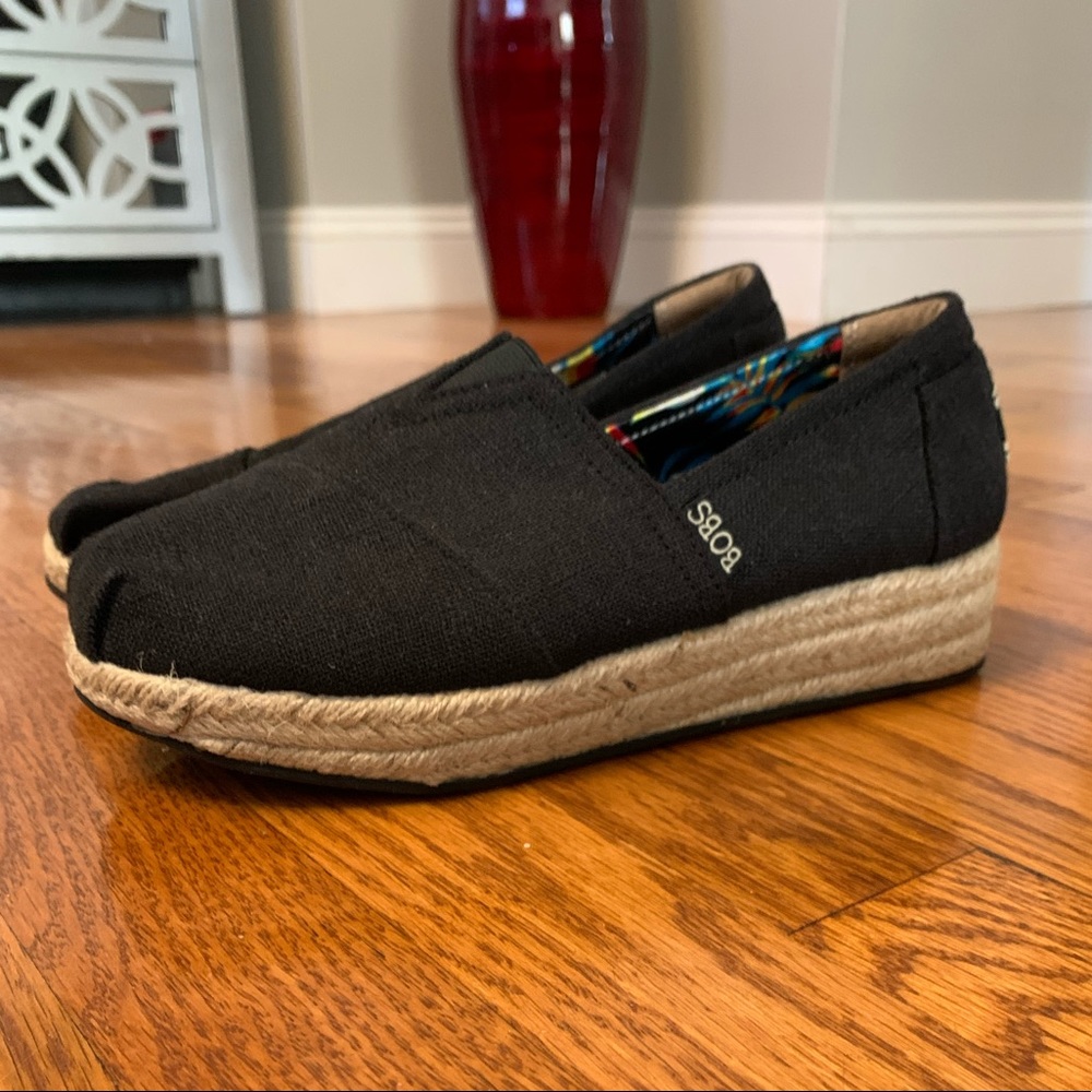 Black Espadrilles Bobs